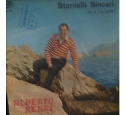 Alberto Berri – Stornelli sinceri - Vinyl, 7", 45 RPM, Single 