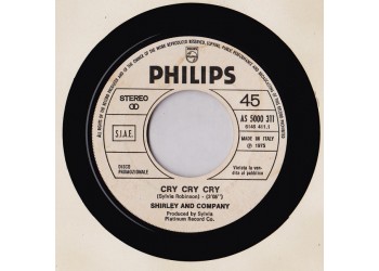 Shirley And Company* / Maurizio* ‎– Cry Cry Cry / Scusa – (jukebox)
