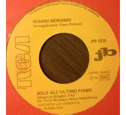 Gianni Morandi / Riccardo Cocciante ‎– Solo All'Ultimo Piano / È Passata Una Nuvola - ( Jukebox )