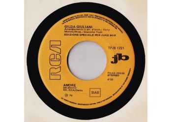 Gilda Giuliani / Schola Cantorum (2) ‎– Amore / La Mia Musica – (jukebox)