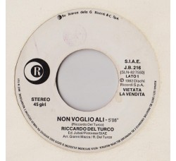 Riccardo Del Turco / Robert Palmer ‎– Non Voglio Ali / Some Guys Have All The Luck – (jukebox)