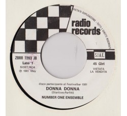 Number One Ensemble / Mia Martini ‎– Donna Donna / Ti Regalo Un Sorriso – (jukebox)