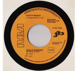 Patty Pravo / I Panda* ‎– Quale Signora / Addormentata – (jukebox)