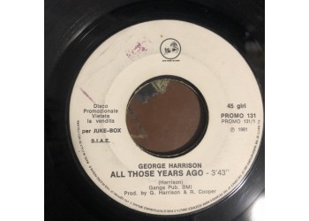 George Harrison / Franco Simone ‎– All Those Years Ago / Il Mondo – (jukebox)