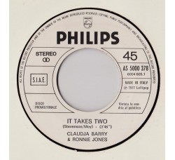 Claudja Barry & Ronnie Jones / Panda (6) ‎– It Takes Two / Voglia Di Morire  – (jukebox)