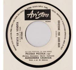 Alessandra Casaccia / Mino Reitano ‎– Piccola Piccola / Meglio Una Sera (Piangere Da Solo)  – (Jukebox)