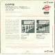 Andy Williams ‎– Love - Vinyl, 7", 45 RPM, EP, Mono - Uscita:Nov 1958