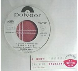 Orietta Berti / Francesco Banti ‎– Tipitipitì / Ora Vivo - 45 RPM