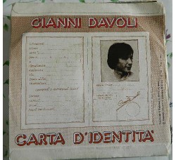 Gianni Davoli ‎– Carta D'Identita