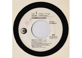 Commodores / Secret Service ‎– Reach High / Dancing In The Madness - (Single juke box)