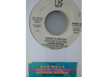 Bee Gees / Jackson Browne ‎– One / World In Motion -  (Single jukebox)