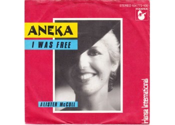 Aneka ‎– I Was Free  - 45 RPM - Vinyl, 7", 45 RPM, Single - Uscita: 1982