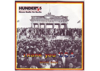 Berlin Boys (2) ‎– Thank You U.S.A.  - 45 RPM