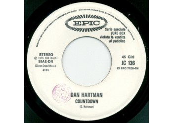 Dan Hartman ‎– Countdown - 45 RPM