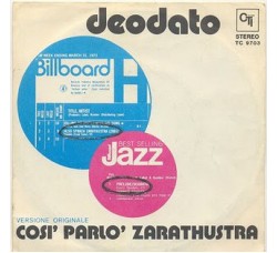 Deodato* ‎– Also Sprach Zarathustra (2001) / Spirit Of Summer  - 45 RPM