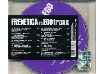 Various ‎– Ego renetica Traxx & Frenetica Vs Ego Traxx - CD