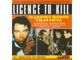 London Starlight Orchestra ‎– Licence To Kill - 18 James Bond Film Hits - (CD)