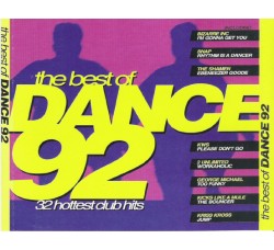 Various ‎– The Best Of Dance 92 – CD Compilation