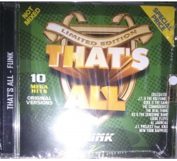 THAT’S  ALL  Funk  -  (CD Comp.)