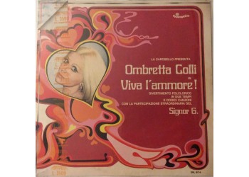 Ombretta Colli Viva L'Ammore !Giorgio Gaber– LP/Vinile  Sigillato
