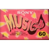 Musicassetta SONY  Vergine Colored Position normal - Min 60  