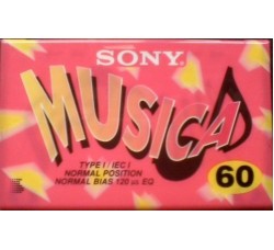 SONY Musicassetta Vergine Colored Position normal - Min 60  