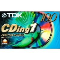 Musicassetta TDK Vergine - CDing1 Position normal - Min 100 