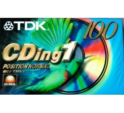 TDK - Musicassetta Vergine - CDing1 Position normal - Min 100 