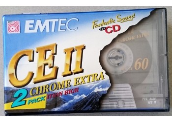 Musicassetta BASF Vergine , AudioCassette Position Chrome Extra - Min 60 