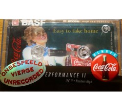 BASF Musicassetta Vergine - Collezione COCA COLA 1955 - Nastro Position normal - Min 90 