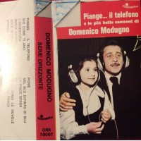 Domenico Modugno ‎– Piange Il Telefono - Musicassetta 1975 