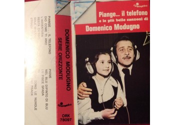 Domenico Modugno ‎– Piange Il Telefono - Musicassetta 1975 