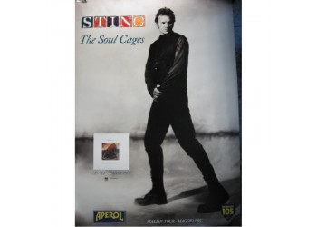 STING the Soul Cages - Poster vintage