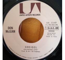 Don McLean ‎– Dreidel / If We Try - 45 RPM