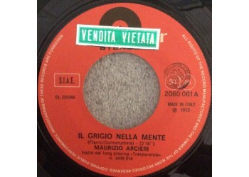 Maurizio Arcieri ‎– Il Grigio Nella Mente - 45 RPM