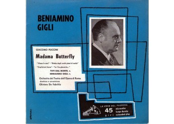 Beniamino Gigli ‎– Madama Butterfly - 45 RPM