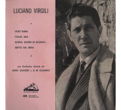 Luciano Virgili ‎– Vent'Anni - 45 RPM