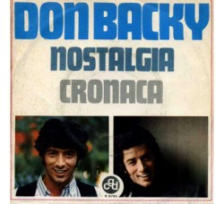 Don Backy ‎– Nostalgia / Cronaca  - Vinyl, 7", 45 RPM, Uscita: 1970 - 