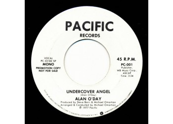 Alan O'Day ‎– Undercover Angel / Just You - 45 RPM