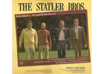 The Statler Bros. ‎– Entertainers...On And Off The Record - LP/Vinile