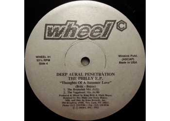 Deep Aural Penetration ‎– The Philly E.P. - Vinile
