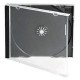 MUSIC MAT - 10 Custodie Macchinabili per 1 CD/DVD - Case 10,4mm con Vassoio Nero