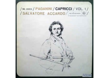 Nicolò Paganini - Salvatore Accardo ‎– Capricci Vol. 1 - LP, album 1962