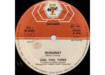 One, Two, Three ‎– Runaway - LP/VINILE