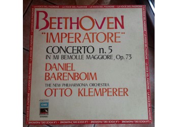 Beethoven, Daniel Barenboim, Otto Klemperer ‎– Concerto N. 5 - LP/Vinile 