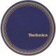 TECHNICS TAPPETINO SLIPMAT per Giradischi in feltro antistatico - Grafica STROBO logo Giallo