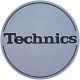 TECHNICS TAPPETINO SLIPMAT per Giradischi in feltro antistatico - Grafica GRIGIO CHIARO logo Nero