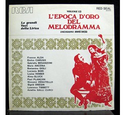 Various ‎– L'Epoca D'Oro Del Melodramma, Incisioni 1905/1932 - LP-Vinile