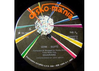 Guarare ‎– Semi-Suite - LP/Vinile