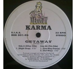 Karma ‎– Getaway - LP/Vinile
